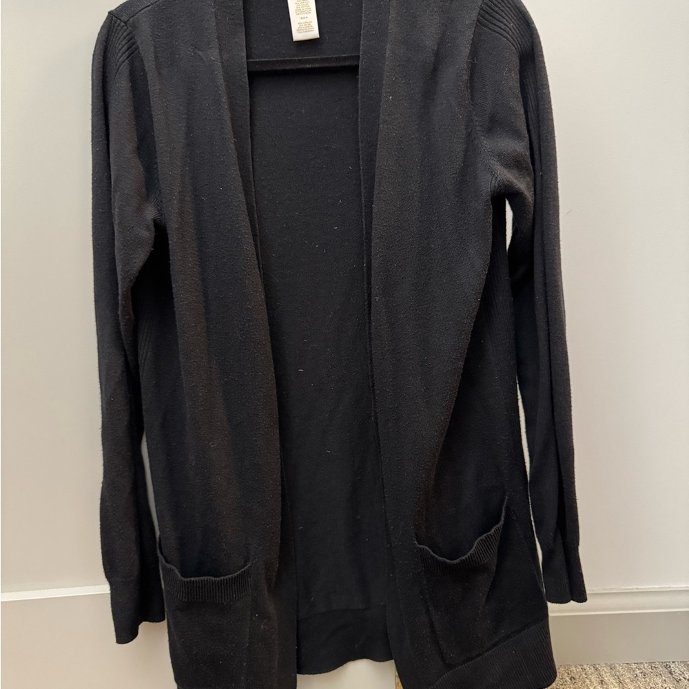 Women's Black Cardigan Sweater